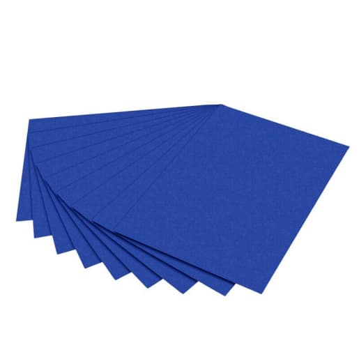 WEHRFRITZ Tonkarton, dunkelblau, 220 g/m², 50 x 70 cm, 25 Bogen | Bastel-, Tonpapier und -karton | Für Krippe & Kindergarten, Schule & Hort, Therapie 