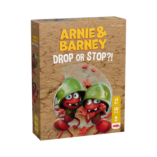 HABA Arnie & Barney - Drop or Stop?!, Kartenglücksspiel, ab 6 Jahren | ab 6+ Jahre | Sammelspiele
