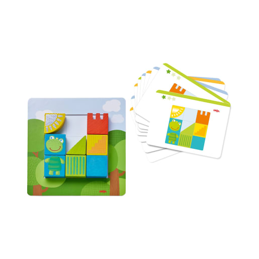HABA Legespiel Tierisch quadratisch | ab 2+ Jahre | Legespiele