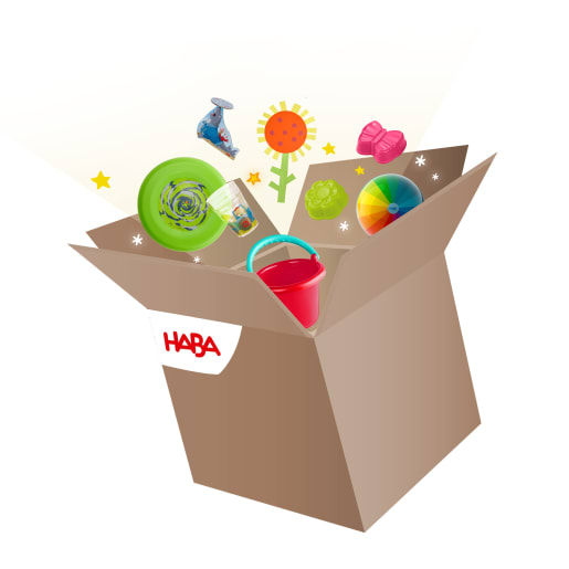 HABA Mystery-Sommerbox, Überraschungsbox, von 3 - 6 Jahren | ab 3+ Jahre | Sand- und Gartenspielzeug