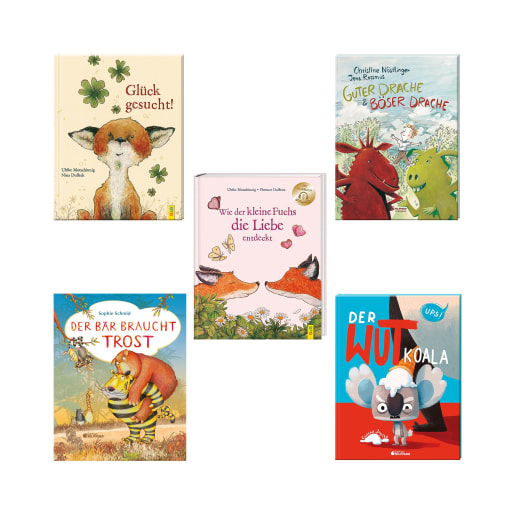 WEHRFRITZ Buchpaket Emotionen, 5 Bücher | ab 3+ Jahre | Bilderbücher | Für Krippe & Kindergarten, Therapie & Pflege
