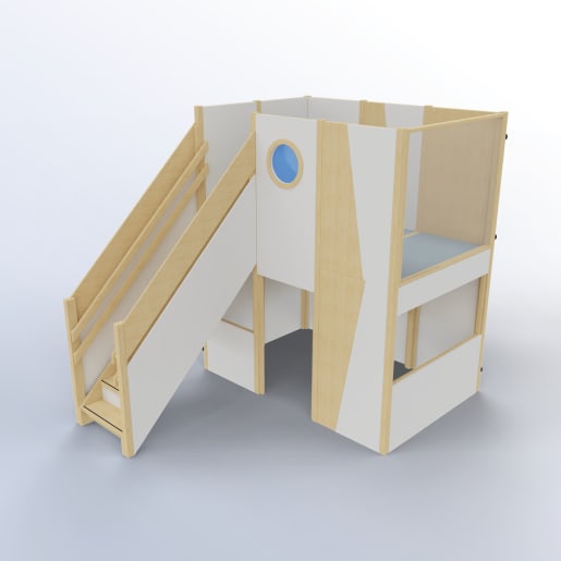 WEHRFRITZ Spielhaus Wolkenmeer | ab 3+ Jahre | Spielanlagen/Kombinationen 2 Ebene (fest installiert)