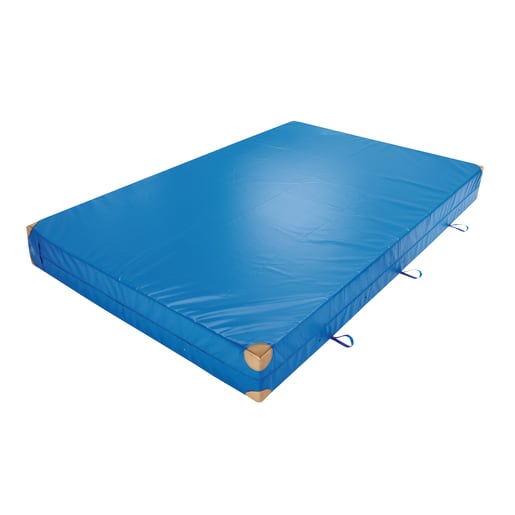 WEHRFRITZ Weichbodenmatte mit Lederecken, L 200 x B 200 x H 25 cm