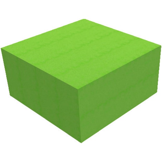 WEHRFRITZ Schaumstoffquader, 80x20x80cm | ab 0+ | Podeste, Podestkombinationen, Bühnen und Zubehör | Für Krippe & Kindergarten, Schule & Hort