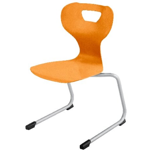 WEHRFRITZ Gleitkufenstuhl solit:sit Swing, Modell A, Kunststoff-Schale, div. Farben, Gr. 3, Sitzh. 35 cm