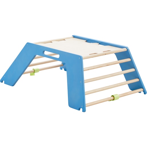 WEHRFRITZ Zwergensattel, hellblau | ab 2+ Jahre | Wippen, Balancieren und Karusells, portable | Für Krippe & Kindergarten, Schule & Hort