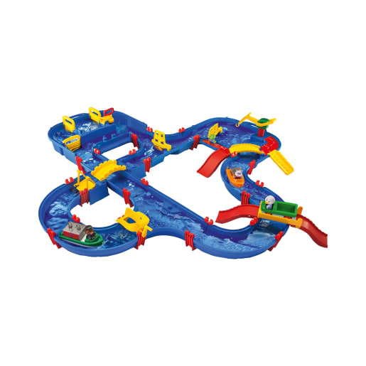 AquaPlay Aquaplay -Wasserbahn AmphieWorld, klappbar, 55-teilig