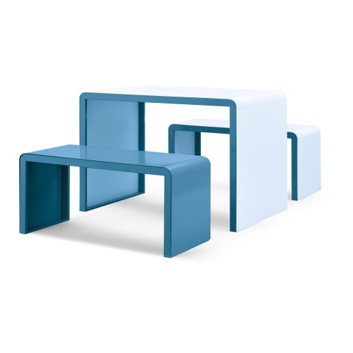 WEHRFRITZ Wangentisch, B 106 x H 71 x T 65 cm | ab 6+ Jahre | Klapp- und Mehrzwecktische | Für Schule & Hort