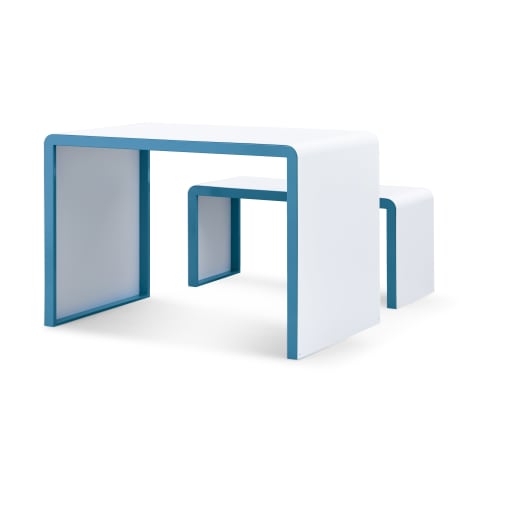 WEHRFRITZ Wangentisch, B 126 x H 71 x 65 cm | ab 6+ Jahre | Klapp- und Mehrzwecktische | Für Schule & Hort