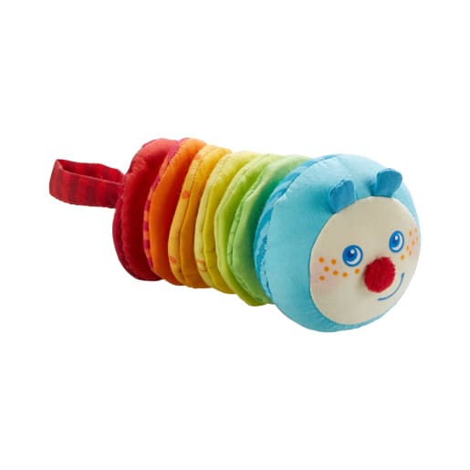 HABA Ratterfigur Raupe Mina | ab 6+ Monate | Beiß- und Greifling