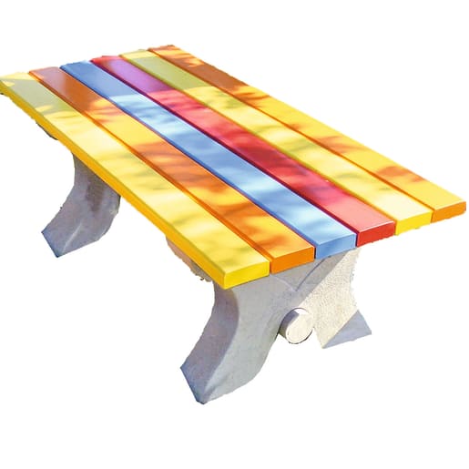 WEHRFRITZ Kita- und Krippentisch für Draußen 160x72x56cm | ab 3+ Jahre | Klapp- und Mehrzwecktische | Für Krippe & Kindergarten, Schule & Hort