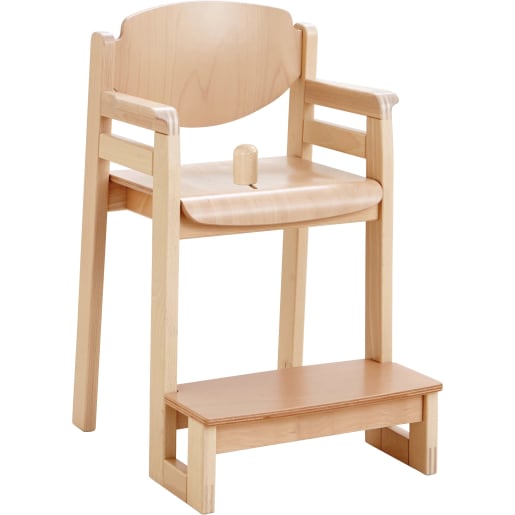 WEHRFRITZ Hochstuhl Favorit XL mit Sitzknopf f. Tischh. 59 cm, Sitzh. 26 cm