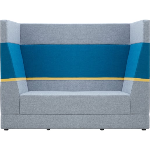 WEHRFRITZ Hochlehner Sofa set.upp gerade hohe Rückenlehne mit 2 Seitenteilen, Stoff, div. Stoffe