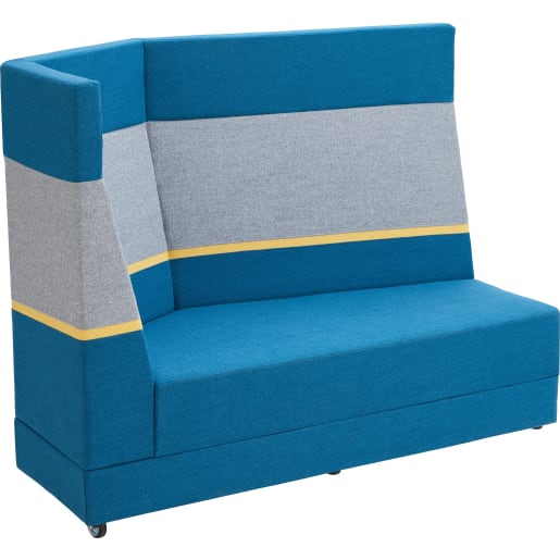 WEHRFRITZ Sofa set.upp Fünfeck hohe Rückenlehne mit Lehne links, Stoff, div. Stoffe