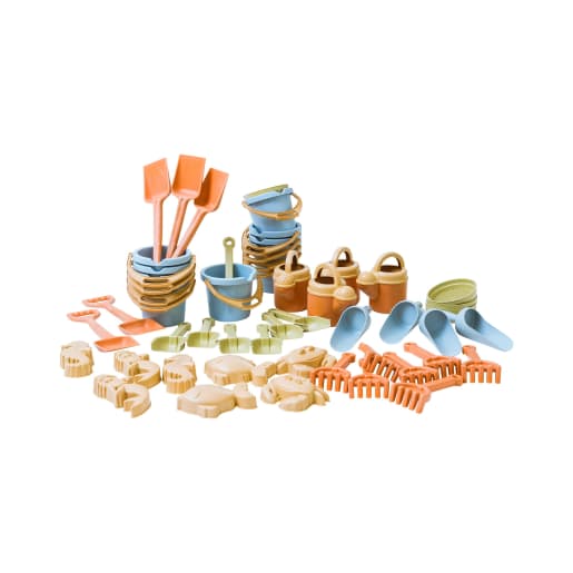 dantoy Sandspielzeug-Set Bio, 50-teilig