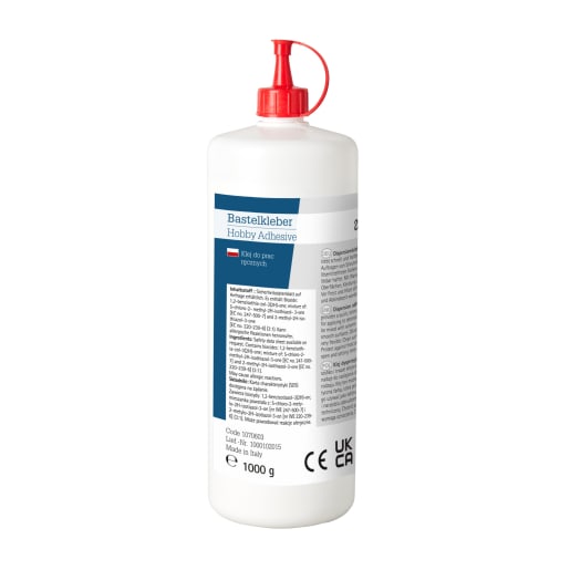 WEHRFRITZ Bastelkleber, 1 kg | Flüssigkleber | Für Krippe & Kindergarten, Schule & Hort, Therapie & Pflege