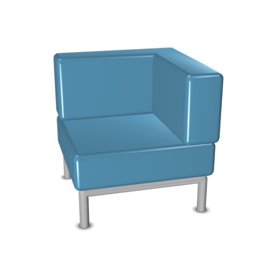 WEHRFRITZ Sofa Rebello winkliges Eckelement mit 2 Rückenlehnen, Kunstleder, div. Farben