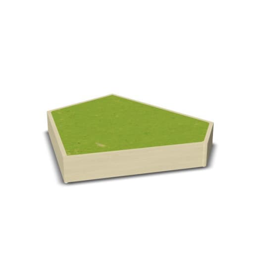 WEHRFRITZ Podest C ohne Rollwagen, Linoleum, H 11 cm