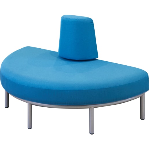 WEHRFRITZ Sofa Rebello Halbkreis, div. Stoffe