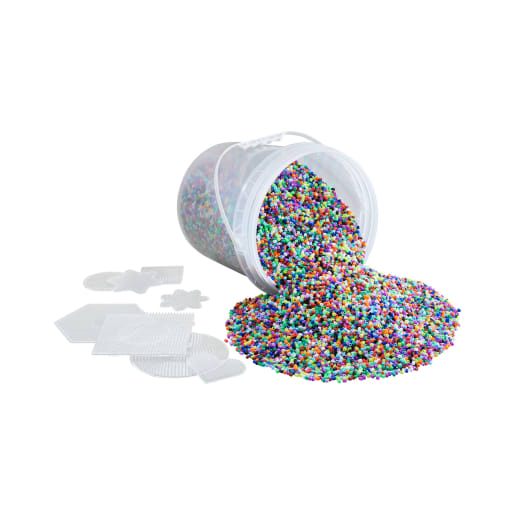 Bügelperlen-Set, 70000 Perlen, 8 Stiftplatten