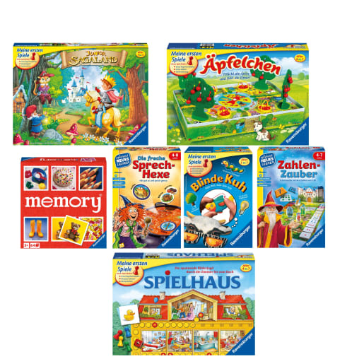 Ravensburger Ravensburger Spielepaket, 7 Spiele