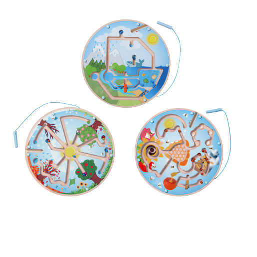 WEHRFRITZ Magnetspiel-Set Kreisläufe, 3-teilig