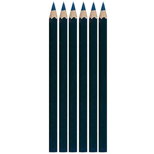 WEHRFRITZ WEHRFRITZ Buntstift, dick, dunkelblau, 6 Stück