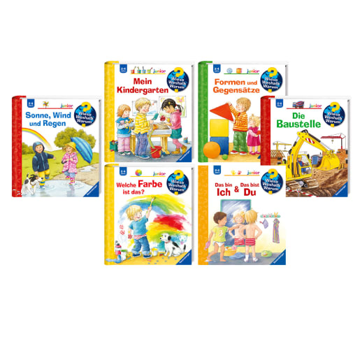 Ravensburger Ravensburger junior Wieso? Weshalb? Warum? Kinderbücher Paket, 6 Bücher