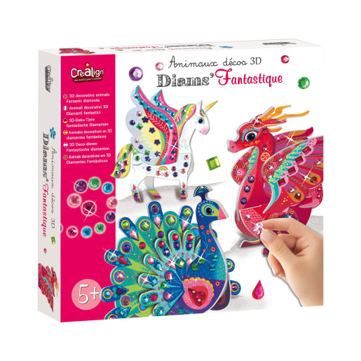 Glitzerbilder Fantasie 3D, Kids 3-6Jahre