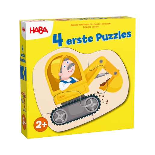 HABA 4 erste Puzzles – Baustelle, 19-24Monate