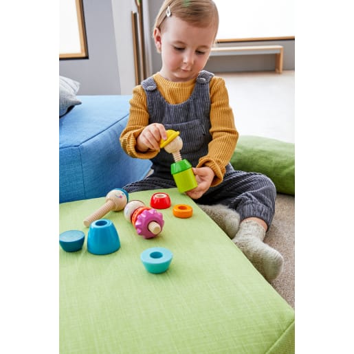 WEHRFRITZ Schraubfiguren-Set | ab 2+ Jahre | Motorikspielzeug | Für Greifmotorik, Grobmotorik, Krippe & Kindergarten, Therapie & Pflege