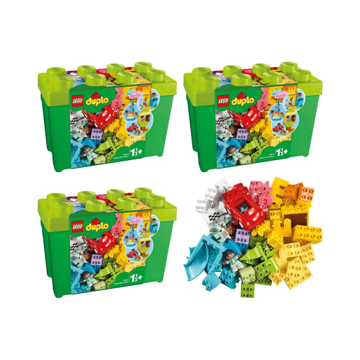 LEGO DUPLO Riesen Set Bausteine | ab 18+ Monate | Bau und Konstruktionsspielzeug | Für Farb- und Formdifferenzierung, Kommunikation, 