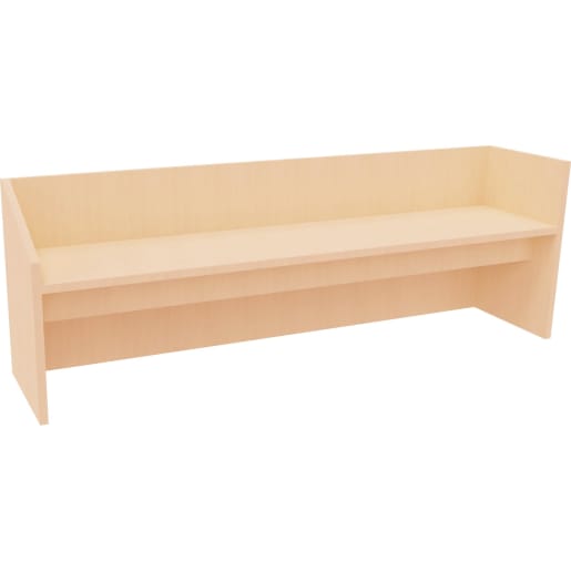 WEHRFRITZ Bank mit 1 Armlehne, Ecke geschlossen, Sitzhöhe 35 cm | ab 5+ Jahre | Mehrzweckbänke | Für Krippe & Kindergarten, Schule & Hort