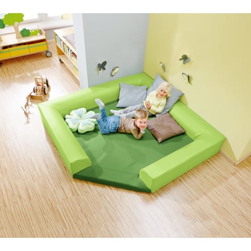 WEHRFRITZ Kuschelnest 175x175x25cm | ab 0+ | Ballbäder, Kuschelecken und Zubehör | Für Krippe & Kindergarten, Therapie & Pflege