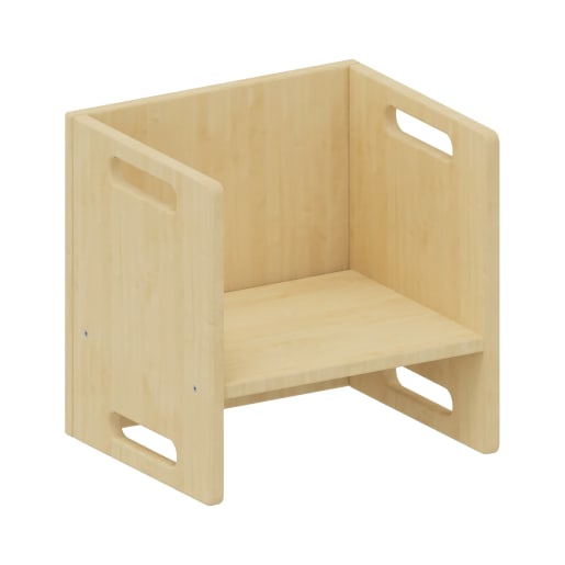WEHRFRITZ Wendehocker, Sitzh. 21, 26 oder 31 cm | ab 18+ Monate | Hocker | Für Krippe & Kindergarten, Schule & Hort