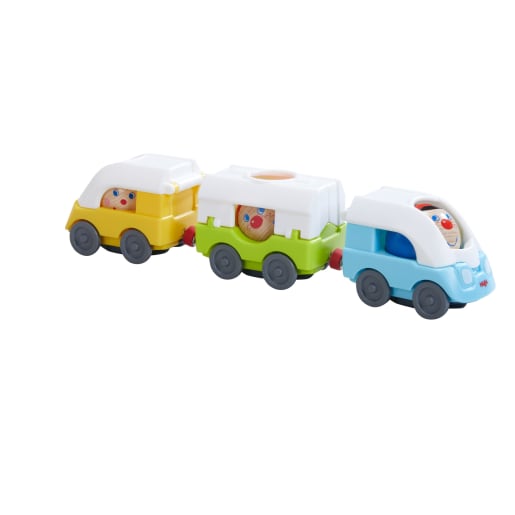 HABA Haba Cars - Schnellzug | ab 2+ Jahre | Spielzeugfahrzeuge und Eisenbahn