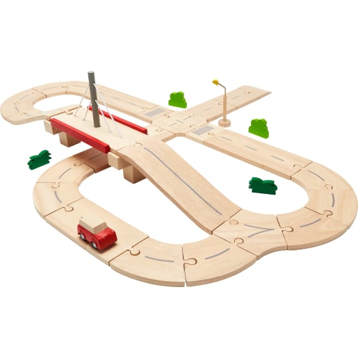 PlanToys Straßen-System, 34 Teile