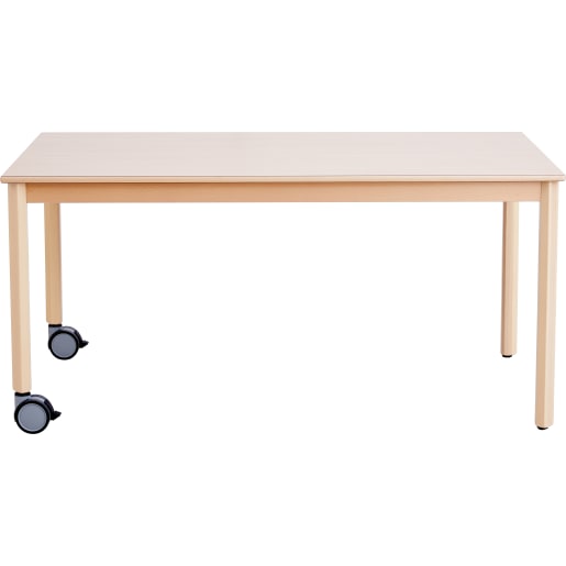 WEHRFRITZ Kita-Tisch Forma, Rechteck, 160x80, Rollenmix
