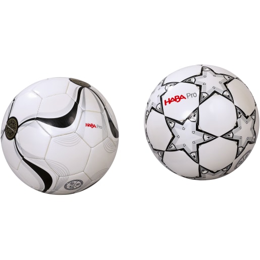 WEHRFRITZ Fußball-Set, Ø 22 cm, 2-teilig | ab 3+ Jahre | Bälle und Hüpfen | Für Krippe & Kindergarten, Schule & Hort