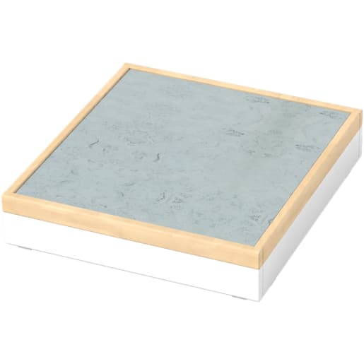 WEHRFRITZ Verbindungspodest, H 11 cm, Linoleum-Belag